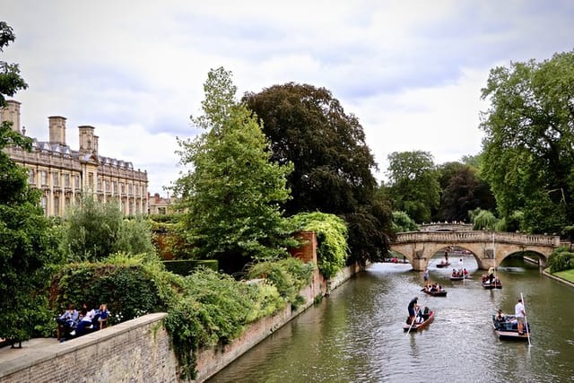 Punting along the College Backs